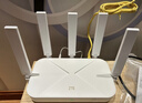 中兴（ZTE）巡天 AX3000满血WIFI6千兆无线家用路由器 自研双核主芯片 5G双频穿墙王wifi路由 Mesh 3000M速率 实拍图