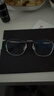 CAPONI纯钛近视眼镜理工男超轻半框变色防蓝光平光镜女斯文眉形可配度数 实拍图
