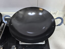 珍珠生活（Pearl Life） 日本原装进口铁锅炒锅 39cm无涂层尖圆底双耳大铁锅炒菜锅 防烫 实拍图