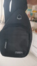 运动跑步包男休闲斜挎包手机包防泼水健身包女单肩包 黑色 实拍图