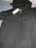 雅鹿【鹅绒】羽绒服男短款2025冬季新款连帽加厚保暖防寒冬装羽绒外套 黑色 可拆卸帽子|鹅绒填充 2XL (185) 实拍图