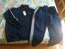 亚当彼得品牌纯棉运动套装男春秋特大号胖子加肥加大休闲运动两件套肥佬 蓝色 6XL 实拍图