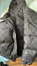 卡宾【重磅鸭绒】卡宾男装老花满印羽绒服冬季夹克休闲面包服加厚外套 煤黑色01 3XL /190/56 实拍图
