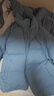 京东京造羽绒服男女情侣款鸭绒冬季保暖外套面包服加厚短款灰蓝色 XL 实拍图