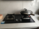 海尔（Haier）燃气灶液化气灶 家用双灶具厨房 5.0kw液化气 64%热效率一级能效 煤气灶以旧换新政府补贴 Q2BE6液 实拍图