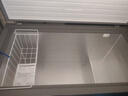 美菱冷柜300/301升家用大容量冰柜冷藏冷冻转换变温柜卧式一级能效单温减霜大冷柜顶开门 BC/BD-301DT-灰 301L 实拍图
