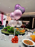 多美忆生日场景布置生日气球氛围道具儿童男孩女孩派对装饰粉色桌飘 实拍图