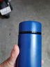 【京东物流】智能显温480ml保温杯不锈钢大容量水杯保热保冷 304夕雾蓝 480ml 实拍图