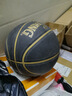 斯伯丁（SPALDING）篮球7号经典黑金训练比赛室内外通用耐磨防滑吸湿七号篮球 实拍图