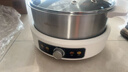 小熊（Bear）0涂层电火锅 鸳鸯锅火锅专用锅家用5-8个人分体可拆洗多功能锅蒸煮一体不锈钢电煮锅6L火锅锅W60S6 实拍图