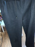 香影【加绒抗起球】直筒阔腿裤女高腰2025秋冬新款长裤宽松糯米裤 黑色 L 实拍图