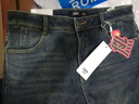 森马（Semir）牛仔裤女冬加绒做旧长裤女生保暖显腿长ins潮直筒裤103724124011 实拍图