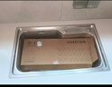 华帝（VATTI）普通厨房水槽S1大单槽拉丝304不锈钢洗菜盆洗碗盆一体成型含龙头 实拍图