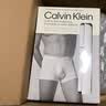 Calvin Klein内衣男士三条装ck低腰舒适棉质透气贴身防夹臀四角裤平角内裤男 NP2765OZLK-深海蓝/海棠红/椰青灰  3条 M 实拍图