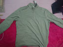 迪卡侬透气薄绒保暖休闲户外运动速干衣跑步长袖男T恤卡其色2XL-4100171 实拍图