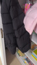 保姆鹅 儿童羽绒服宝宝短款加厚白鸭绒外套男童女童保暖防风冬[NG2637] 黑 130 实拍图