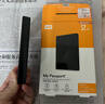 西部数据（WD）移动硬盘2TB USB3.0 My Passport随行版2.5英寸 黑 机械硬盘 笔记本电脑外接 大容量加密 家庭存储 实拍图