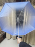 骄阳儿童长柄雨伞7-12岁防水套晴雨两用学生太阳伞长把伞防晒防紫外线 透明蓝】8骨【反光条超轻铝合金 实拍图