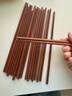 双枪红檀木筷子天然抗菌木筷 家用实木无漆无蜡筷子餐具套装10双 实拍图