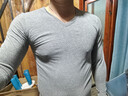 浪莎秋衣秋裤男莫代尔7A抑菌薄款基础打底男士棉毛衫保暖内衣套装 实拍图