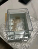 国际电工（FDD）86型卫生间浴室插座开关防水罩安全防溅盒智能马桶浴霸面板保护盖 暗装加高加长 黑透明-带密码锁 实拍图