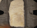 Qieste护膝保暖发热秋冬季防风加厚羊毛羊绒防寒膝盖中老年人男女 整片羊皮羊毛 粘扣款XL140斤以上 实拍图