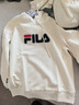 FILA斐乐官方情侣款连帽卫衣2025秋季休闲宽松针织长袖上衣 实拍图