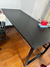 馨美凯电脑桌台式家用简易书桌办公桌简约现代工作台租房卧室学习写字桌 【单桌1.6cm厚桌面】黑架+碳纤色 长180cm*宽80cm*高74cm 实拍图