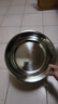 【不锈钢】和面盆厨房烘焙家用火锅盆洗菜打蛋汤锅盆醒面盆料理盆 32cm【热卖款】不锈钢 和面盆 实拍图