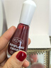 指甲油免烤速干环保无毒无味孕妇儿童可用可撕拉专用纯植物春夏天 25#红宝石 12ml 实拍图