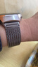 竞技者适于华为手表watch4/Pro表带watch3pro/GT5/GT4/GT3/GT6磁吸钛金属不锈钢手表带男款高级46/48 钛灰黑-编织链式22mm接口 实拍图