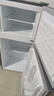美的（Midea）112L两门小冰箱灰色双温小冰箱迷你家用宿舍租房灵活摆放节能低音深冷速冻 BCD-112CM 实拍图