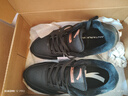 安踏运动鞋女鞋秋冬新款防水皮面跑步鞋休闲鞋百搭轻便软底减震小白鞋 【加绒保暖棉鞋】黑-1 38 (235mm) 实拍图