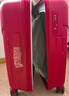 爱华仕行李箱20寸可登机箱出差静音拉杆箱大容量轻便手提旅行箱包密码箱 中国红【一体配色】纯正更喜庆 20英寸 【2-4天短途】标准登机箱 实拍图