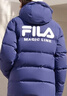 FILA 斐乐官方情侣羽绒服2025年冬时尚休闲连帽上衣男女同款保暖外套 实拍图