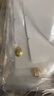 潮宏基 第1桶金 攒金豆豆黄金转运珠足金小金豆小金库金珠小金条 小元宝 金重1g 实拍图
