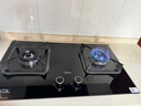 美的（Midea）【天然气】燃气灶 家用5.2kW猛火灶台嵌两用  64%热效率 可调节底盘 Q325-M 升级 实拍图