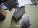 多彩（Delux）M618AIR GX轻量化人体工学无线垂直立式鼠标办公静音鼠标电脑笔记本通用 超长待机 极地白 实拍图