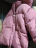 哈罗小黄鸭HAL.DUCK儿童羽绒服新款男童女童0-18岁中大小童学生保暖面包初高中衣服 粉色 160 cm 建议身高155-165cm左右宝宝 实拍图