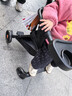 看宝贝（lookbaby）高景观婴儿车0-6岁用折叠可坐婴儿推车遛娃神器溜娃神器 黑+餐盘+座垫 实拍图