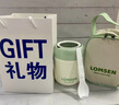 禾恋公司年会礼品定制实用早餐杯带盖勺保温杯饭盒伴手礼袋三八节礼物 实拍图
