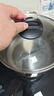 双喜压力锅304不锈钢多重防爆单手开合电磁炉燃气灶通用大容量高压锅 【钢色-建议3-5人】5L/口径 22cm 实拍图