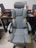锦汐电脑椅办公椅子电竞椅家用人体工学椅老板椅主播靠背椅皮革转椅 灰色+4级杆+乳胶【二代升级】 实拍图