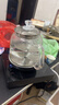 FUNORK全自动上水电热烧水壶玻璃烧水器茶台专用一体茶桌茶几保温泡茶具抽水电茶炉 1L 底部上水 - 黑色 实拍图
