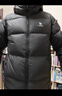 骆驼（CAMEL）抱抱户外羽绒服鸭绒加厚面包服秋冬拒水保暖时尚潮流防风运动外套 黑色，男女同款，A1W2PN121N5 L 实拍图