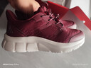 足力健【年货送爸妈】老人鞋中老年轻便休闲散步鞋2431380J 女 酒红 40 实拍图
