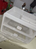 京东物流 化妆品收纳盒梳妆台置物架桌面高级感整理抽屉柜 中号3层（2层抽屉+1层顶部置物架） 【新人专享】 透明白 实拍图