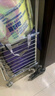 庄子然小推车手拉车爬楼家庭平板车折叠可坐购物车手推车老年买菜小拉车 【店长推荐】双把手八轮两用 紫 实拍图