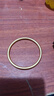 水云淼新款女士古法沙金手镯仿真实心不掉色素圈传承手镯女结婚摆拍镯子 沙金手镯4mm（内径56mm） 实拍图