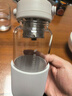 北鼎（Buydeem）泡茶随手杯 茶水分离高颜值水杯家用耐高温玻璃户外便携杯 钛茶篮 实拍图